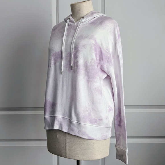 Rails Sweatshirt Pullover Hooded Cloud Tie Dye Cotton Modal Lavender M NWT - Picture 9 of 12